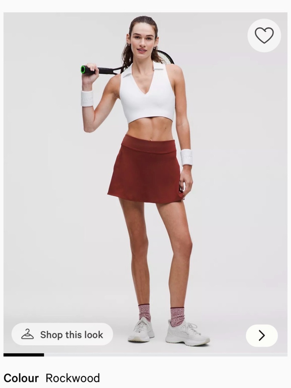 lululemon athletica lightweight HR tennis skirt